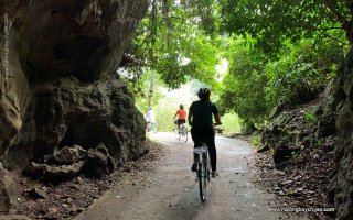 Biking in Catba Island