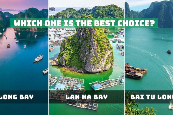 Halong Bay, Lan Ha Bay, Bai Tu Long Bay - Which is Which?